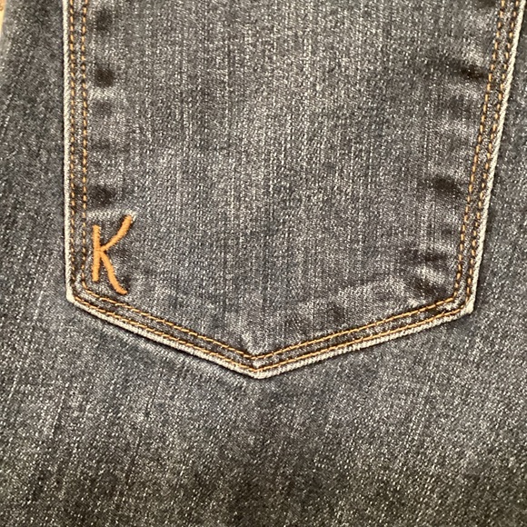 Kut from the Kloth Women's Dark Blue Boyfriend Jeans 8 - Picture 7 of 11